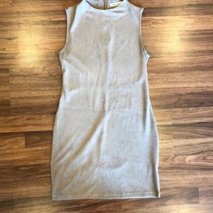 Suede-like Dress